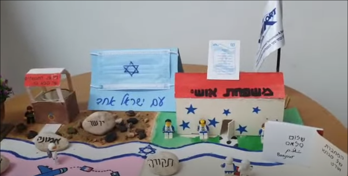יצירה של התלמידה שילת אושי בתכנית סיפור משפחתי 2021. אנו- מוזיאון העם היהודי