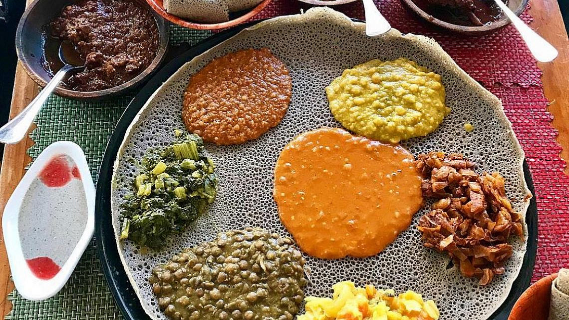 אינג׳רה- המטבח האתיופי