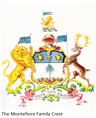 The Montefiore family crest